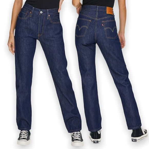 Levi's 501 Straight Leg Jeans - Picture 5 of 16